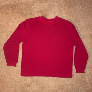 Sarah Bentley Red Long Sleeve Shirt Size S